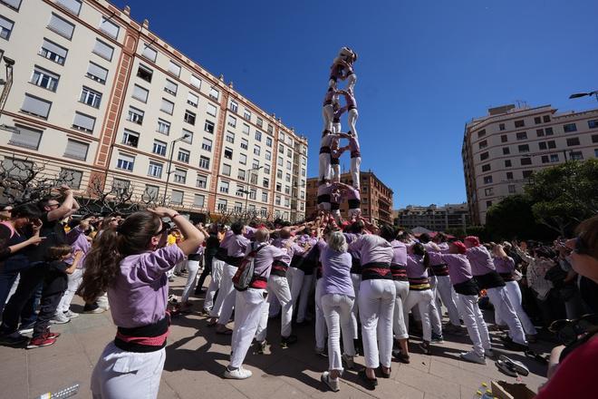 Las mejores imágenes de la X Trobada de Muixerangues de Castelló en la plaza Huerto Sogueros