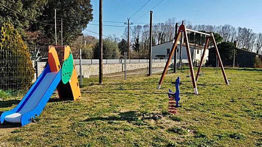 El parc infantil de Ginestar, un dels projectes que va guanyar l&#039;any passat i que s&#039;ha executat per 6.000 euros.