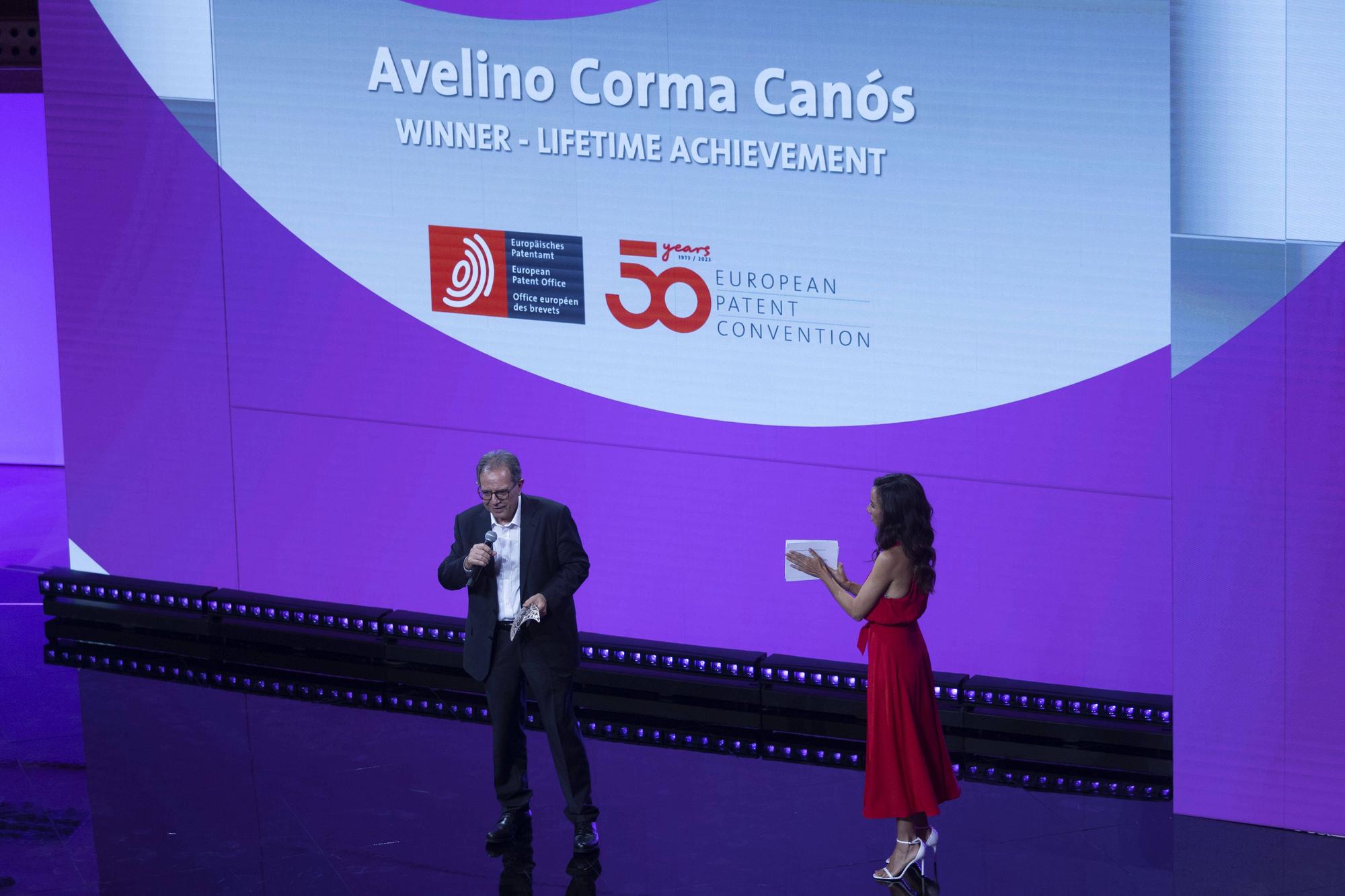 Así ha sido la entrega del Premio al Inventor Europeo de 2023 a Avelino Corma