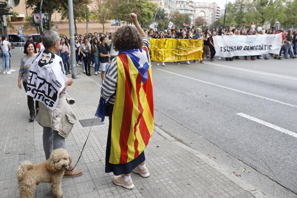 Concentracions a Girona en protesta per la sentència del procés