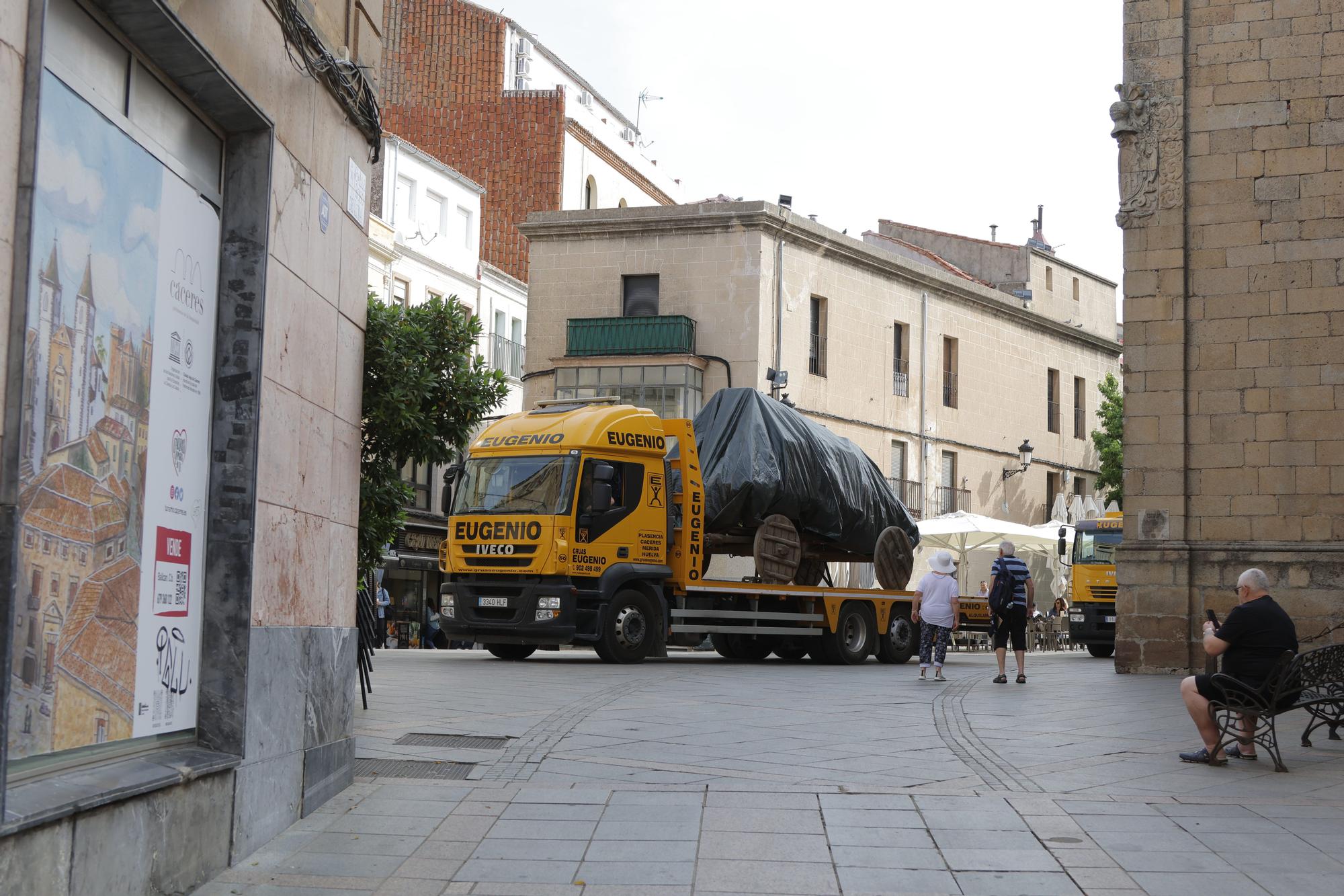 Rodaje en Cáceres: la edad media se funde con el siglo XXI