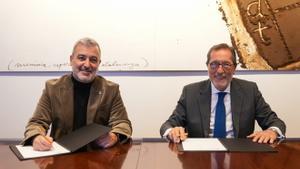 Collboni y Vila han firmado un nuevo convenio este jueves