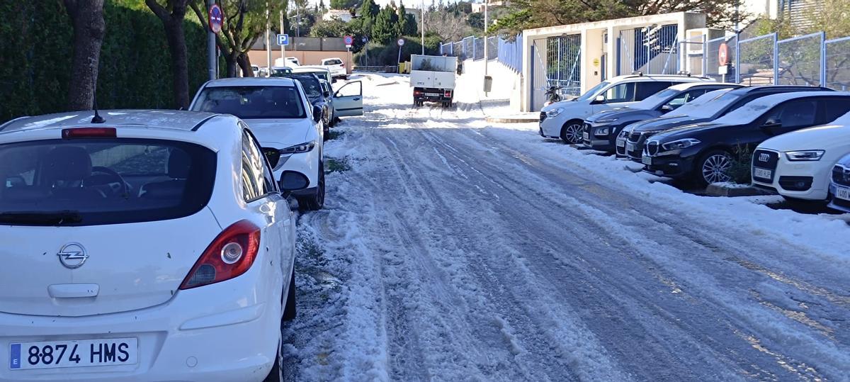 FOTOS | La espectular granizada en Capdepera, en imágenes