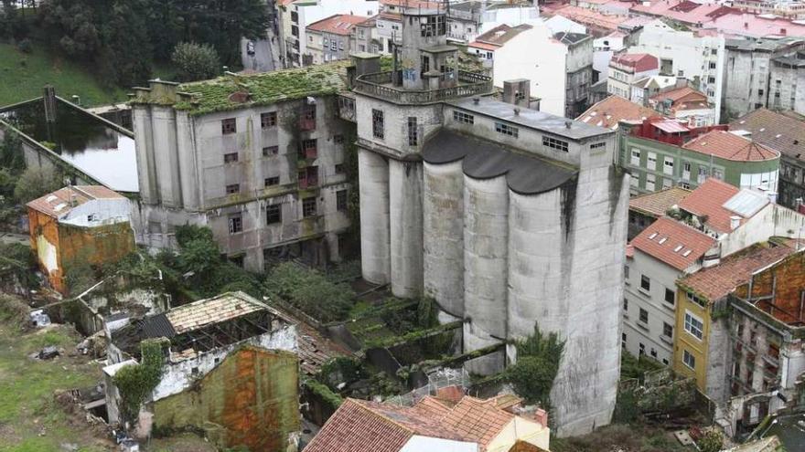 Vista aérea del edificio de La Panificadora. // Adrián Irago