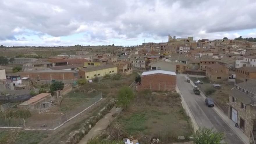 Imágenes de dron del municipio de Albi, un año después de la riada