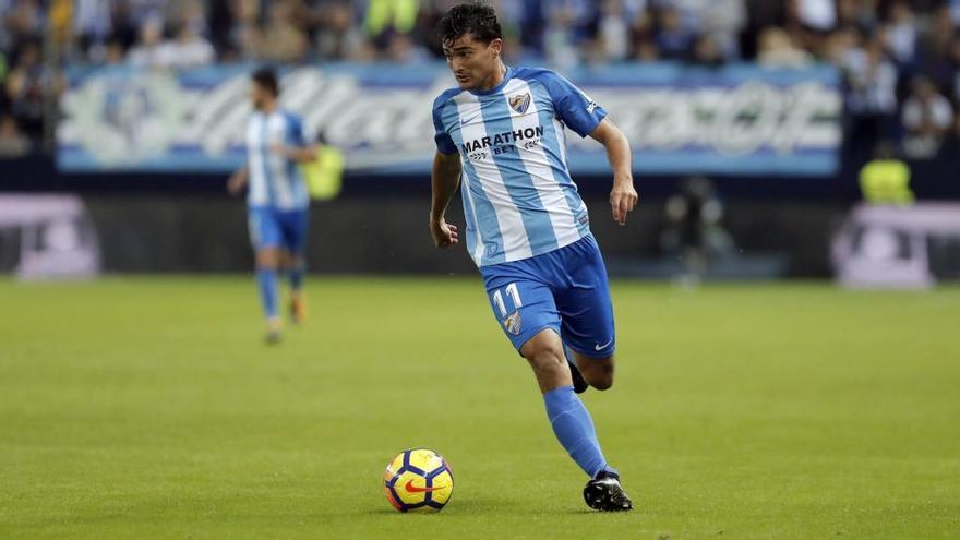 Chory Castro ha recuperado la titularidad en el Málaga.