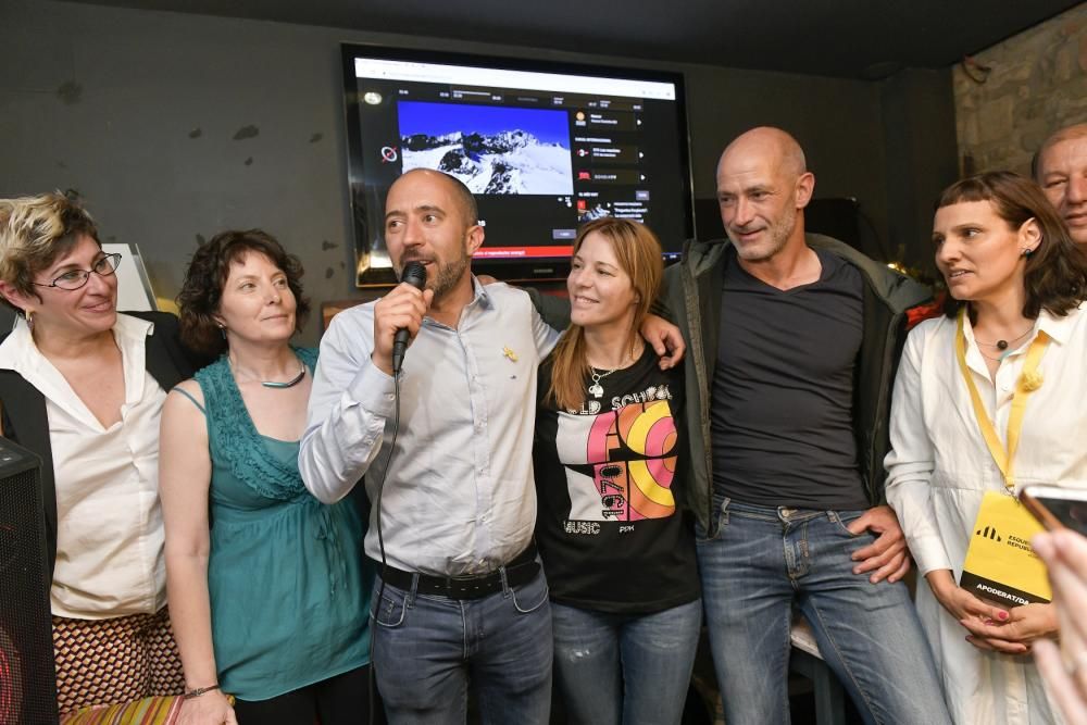 Celebració de Marc Aloy després de la victòria a l