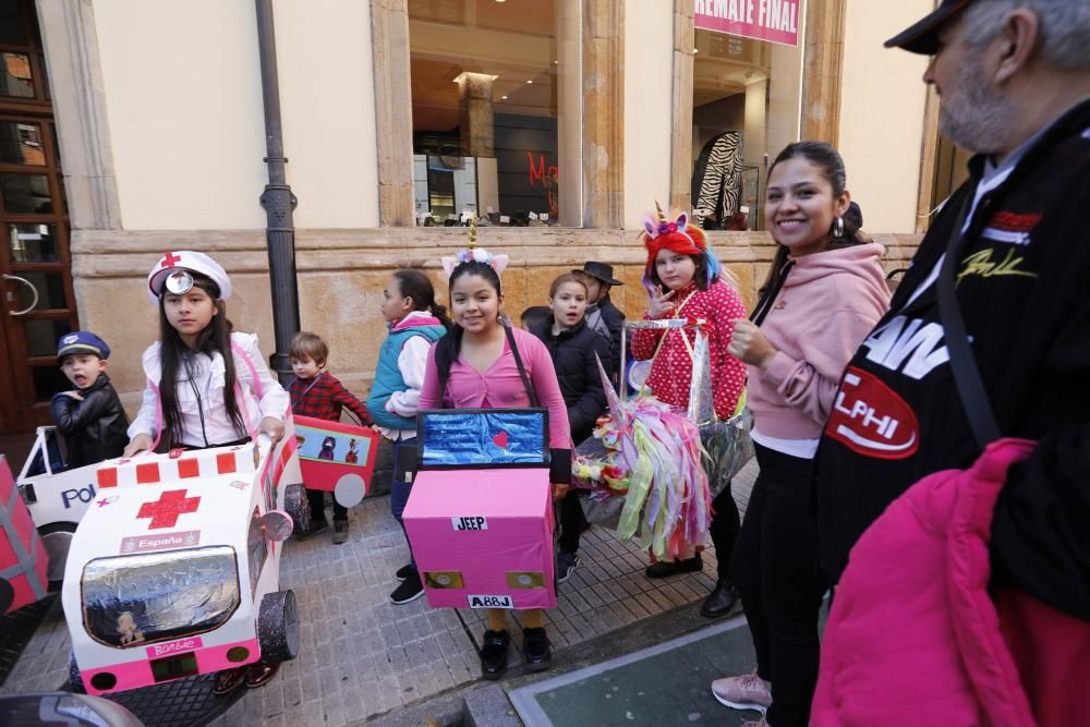 Desfile infantil en el Carnaval de Gijón