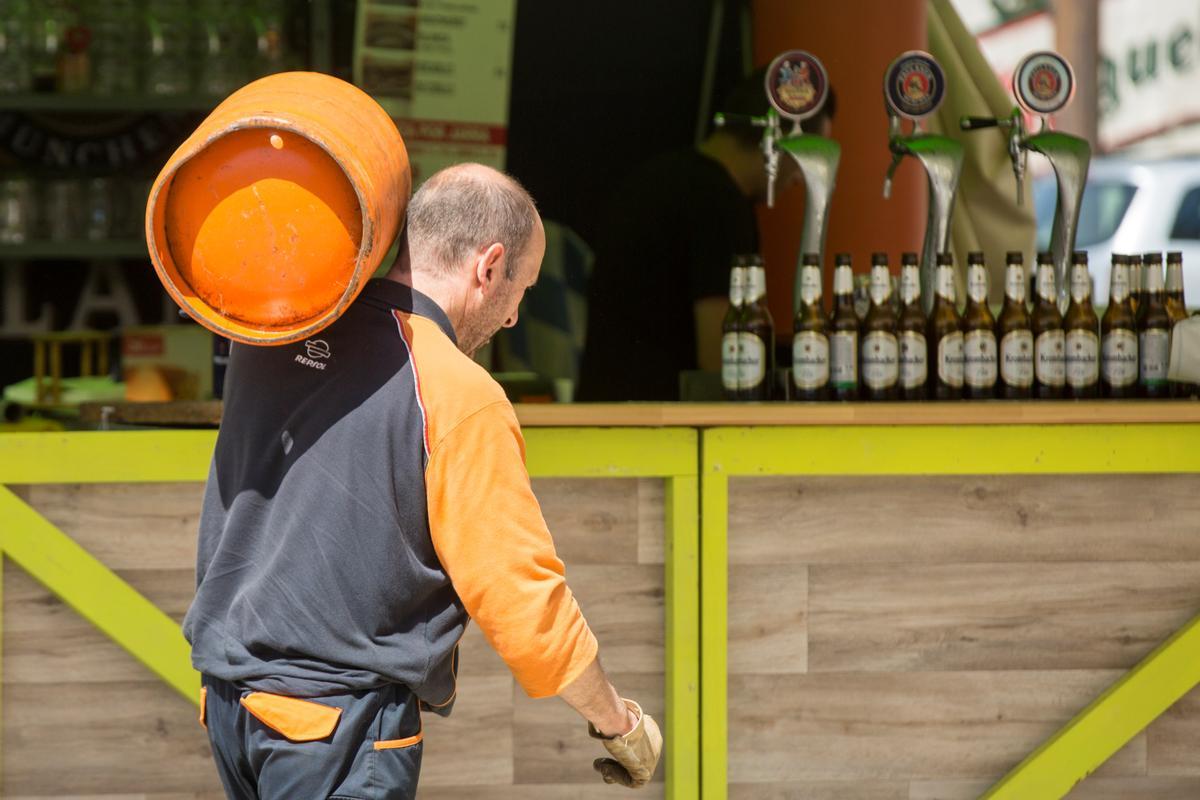 La bombona de butano costará a partir de este martes un máximo de 14,64 euros.
