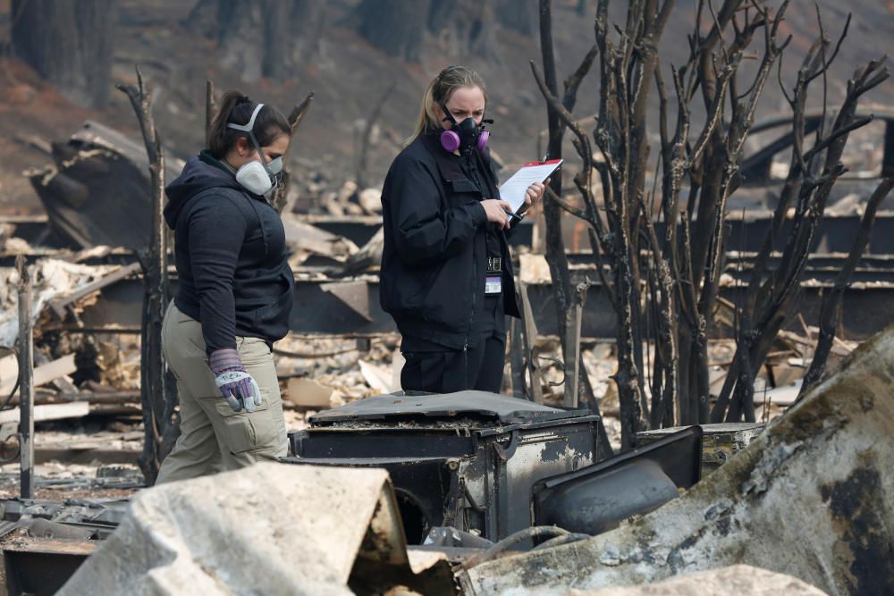 El devastador incendio de California, en imágenes