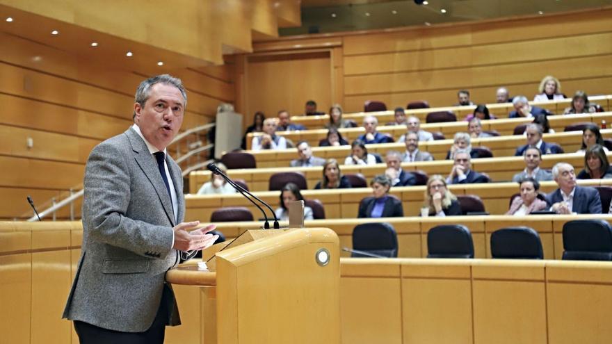 Juan Espadas interviene en el Senado.