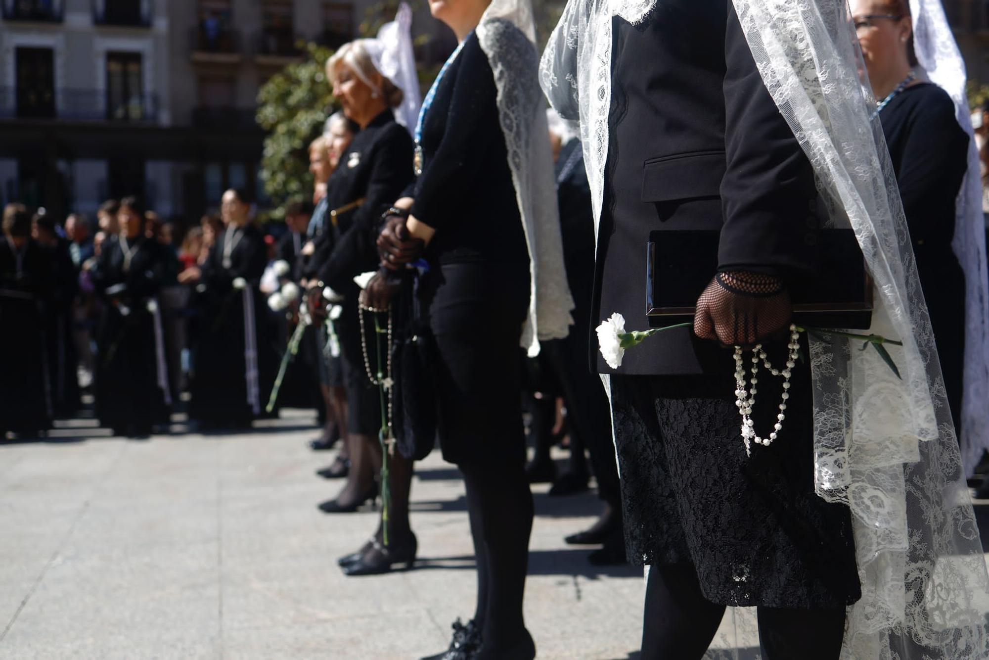 En imágenes | Procesión del Domingo de Resurrección en Zaragoza