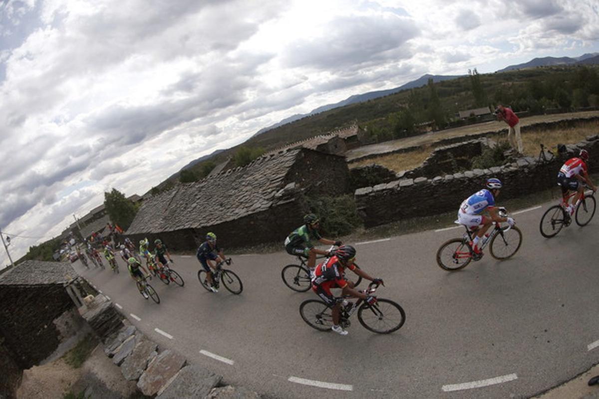 Las imágenes de la etapa de la Vuelta Las imágenes de la etapa de la Vuelta