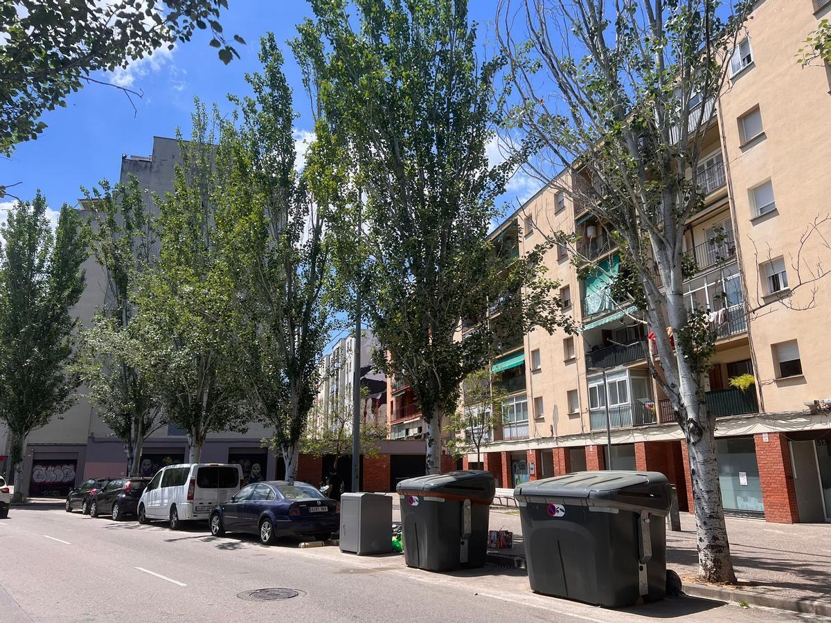 El barri de Can Gibert, en una imatge d'arixiu