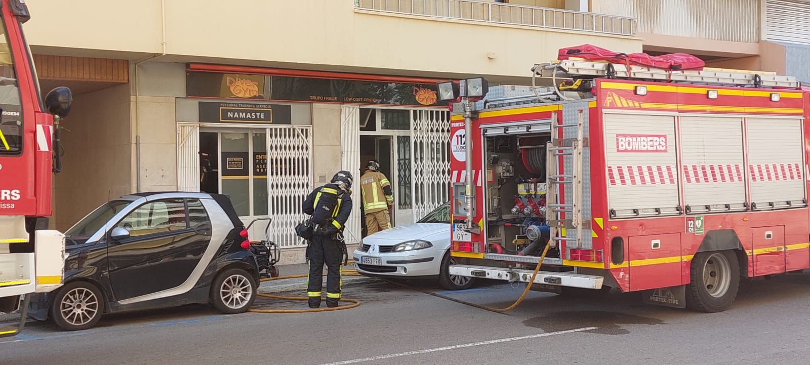 Un incendio en un local de Ibiza