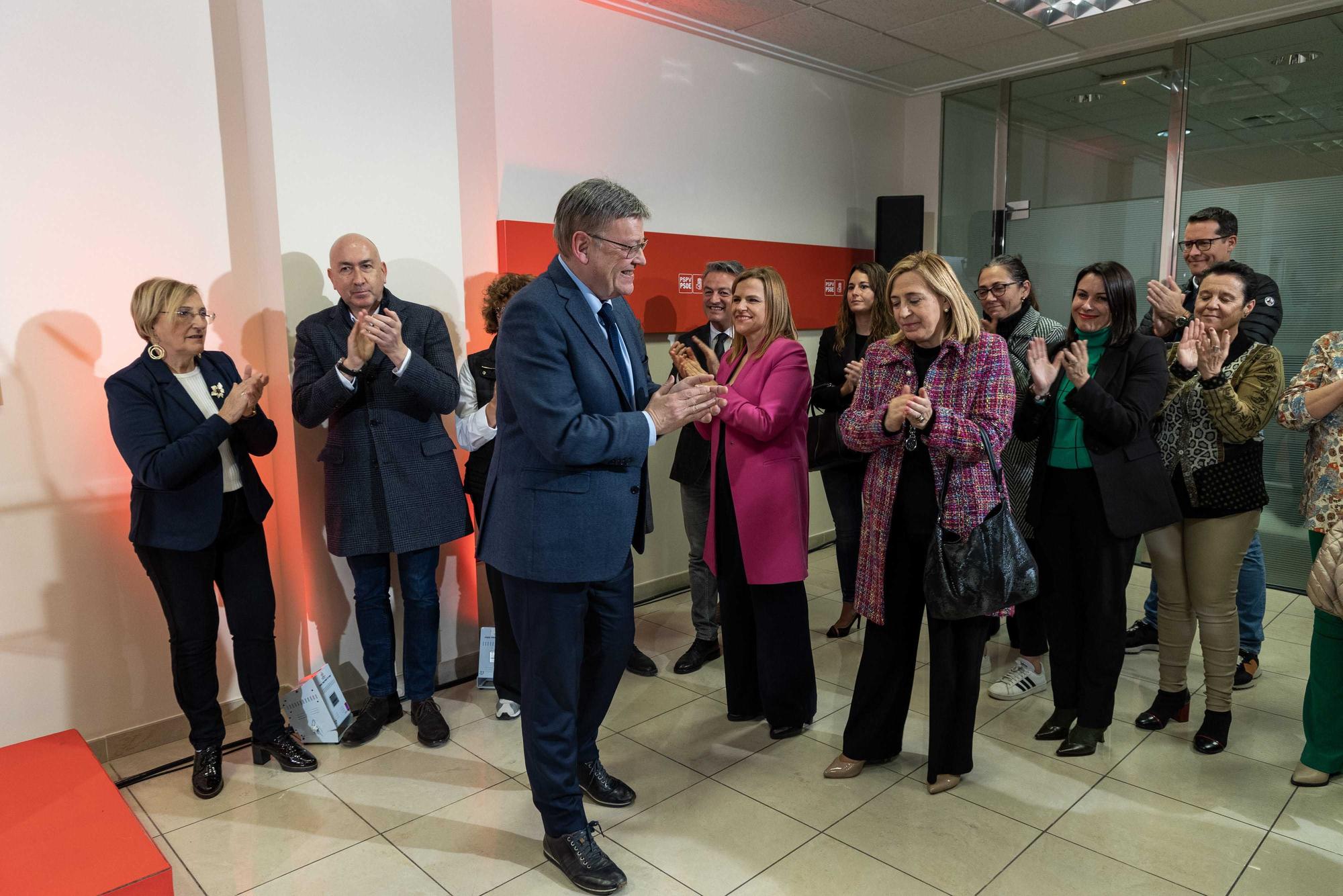El PSOE inaugura su nueva sede parlamentaria en Alicante