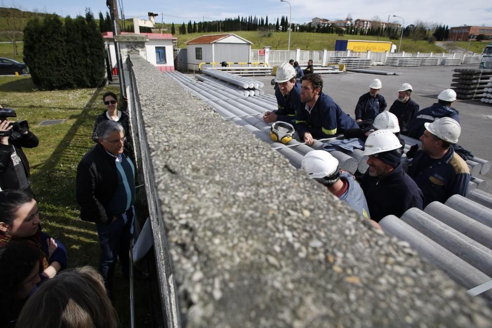 Los despedidos de Montrasa visitan Alcoa