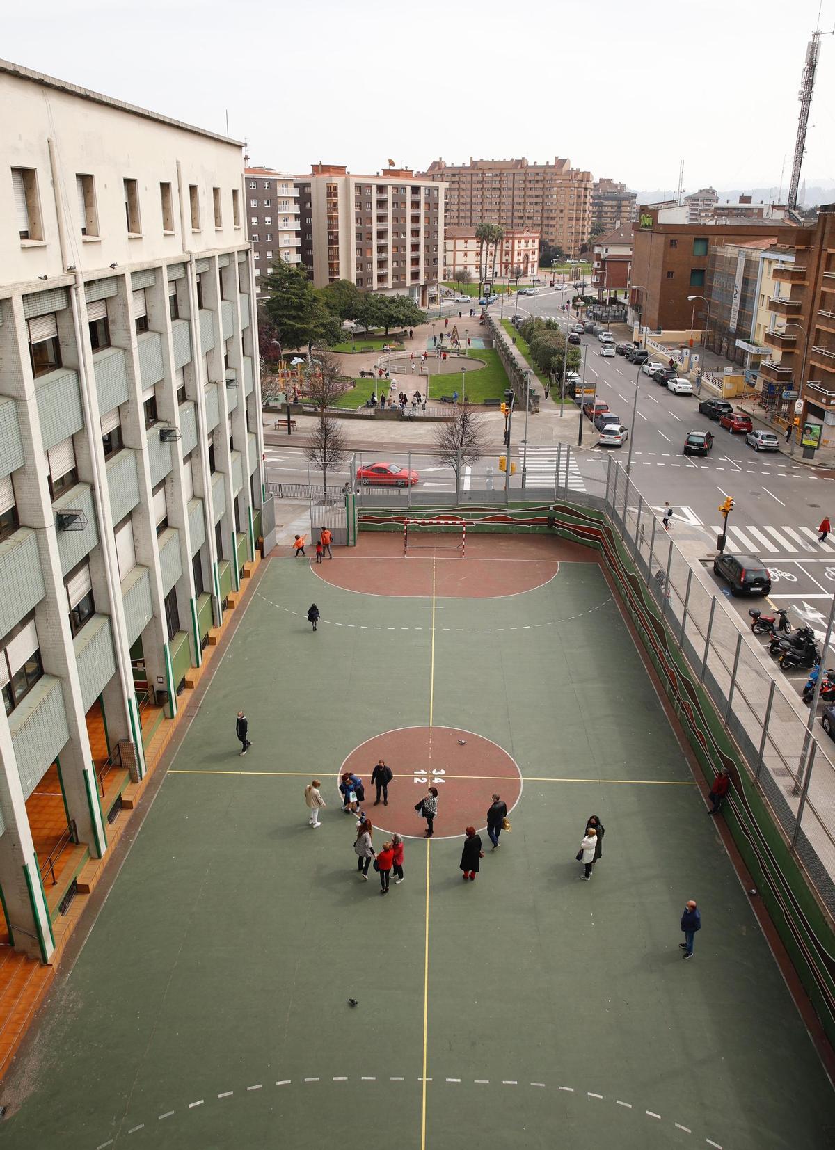UNA IMAGEN DE LAS INSTALACIONES DEPORTIVAS DEL COLEGIO.