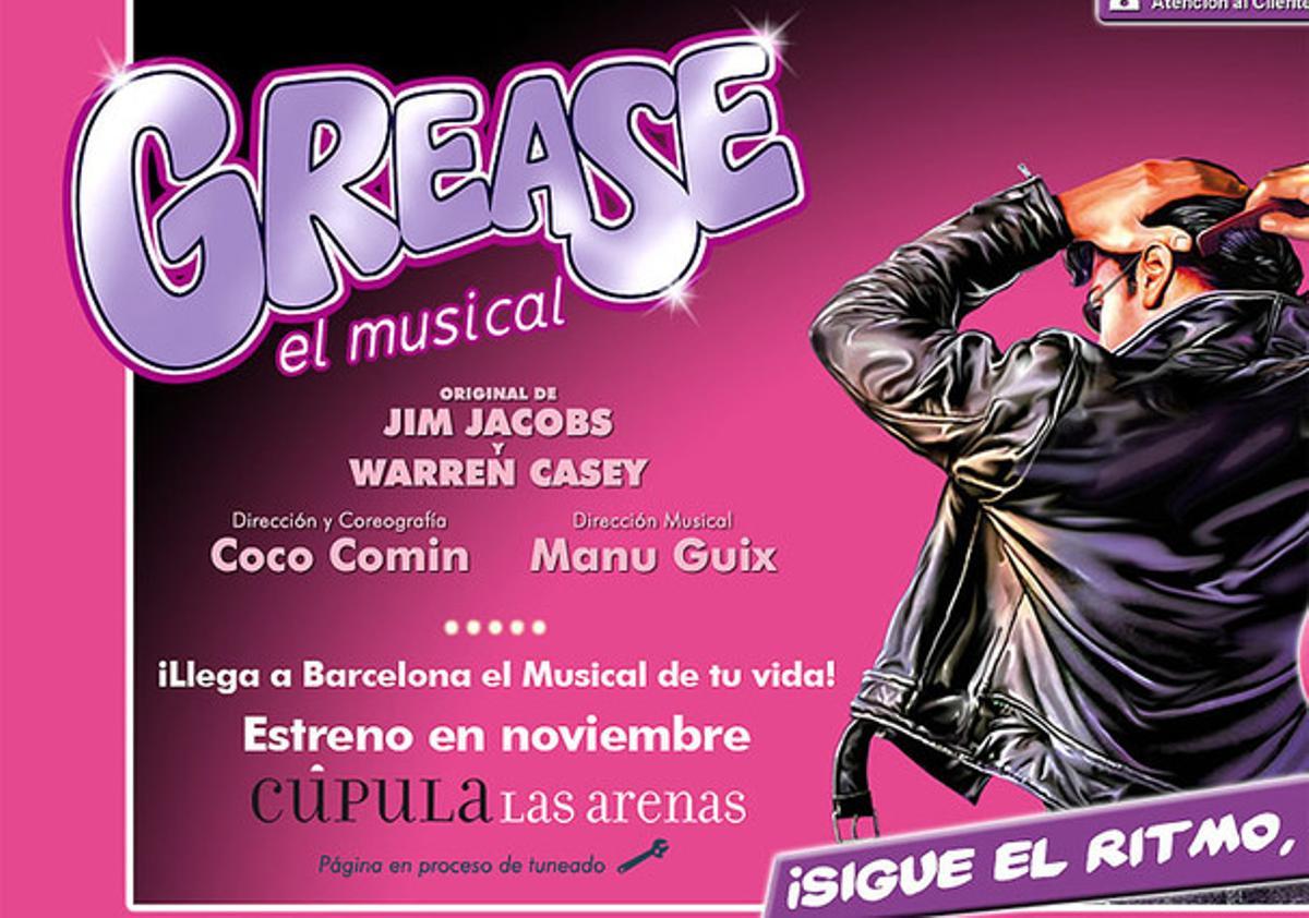 El cartell de ’Grease’. El cartell de ’Grease’.