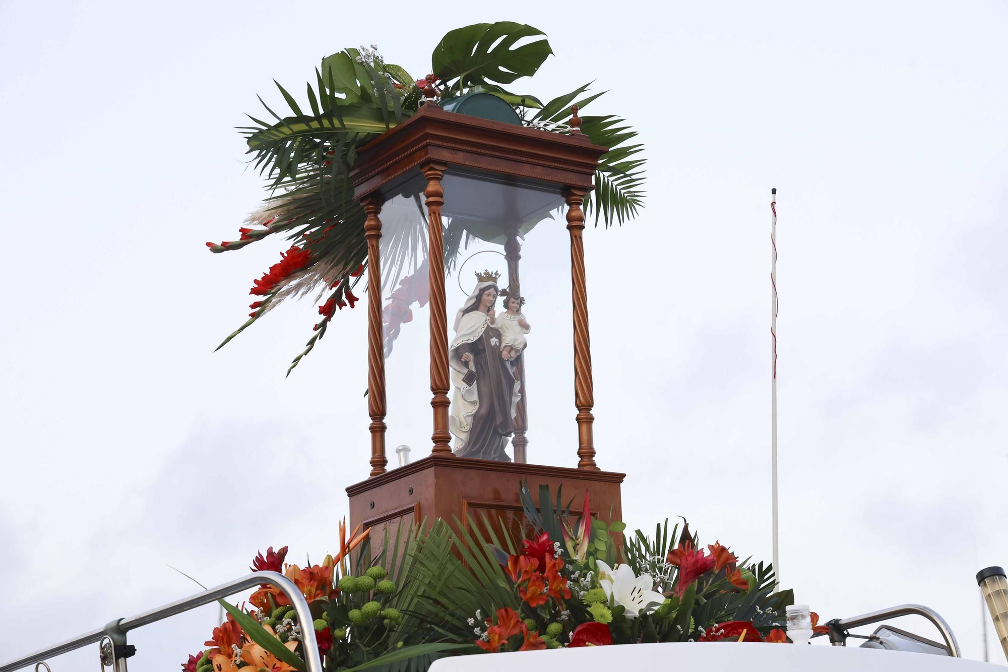 Así ha celebrado el Real Club de Regatas de Alicante la procesión de la Virgen del Carmen