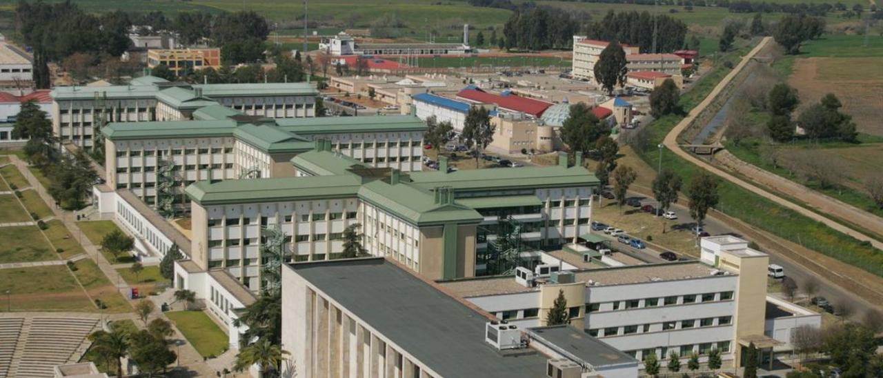 Vista de parte del campus de Rabanales.