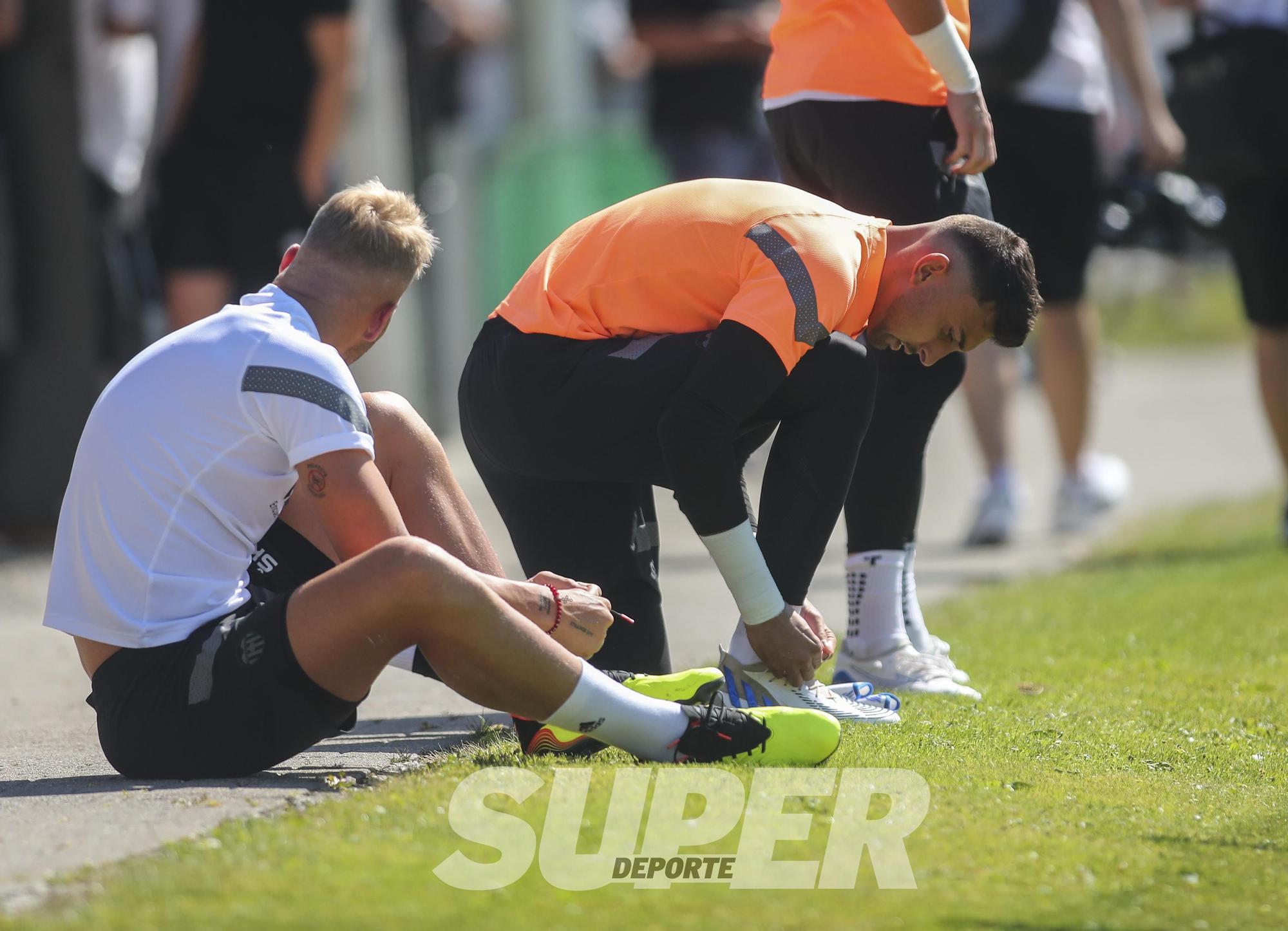 Así ha sido el primer entrenamiento del Valencia CF en tierras suizas