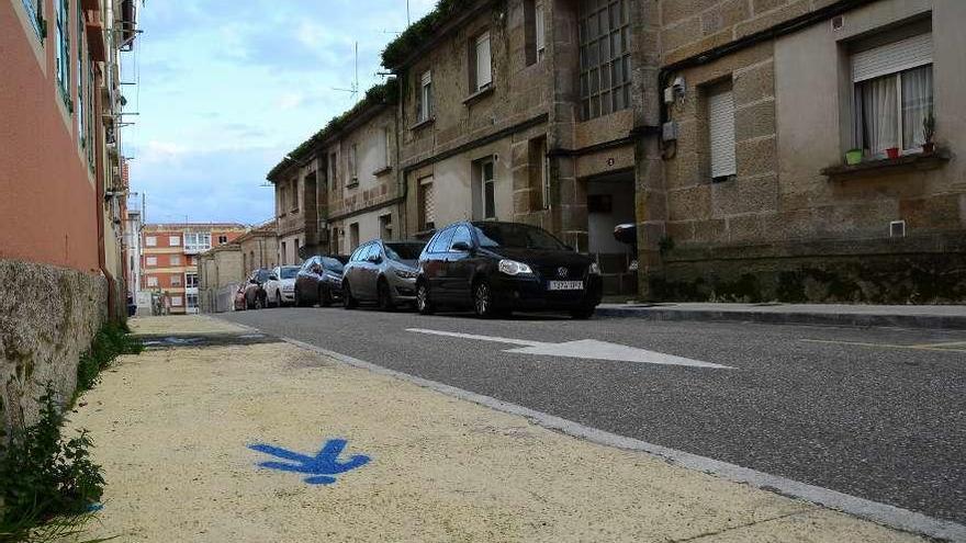 Antiguas viviendas para profesores en el barrio cangués de Nazaret. // G.Núñez