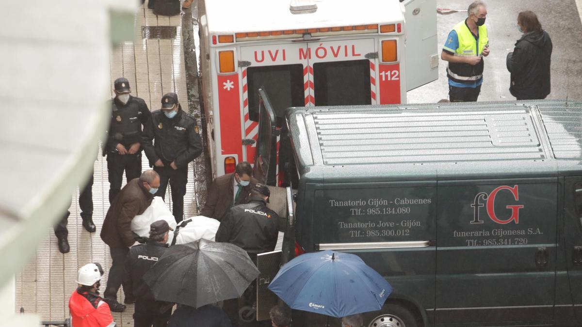 Derrumbe en el interior del colegio San Vicente de Paul