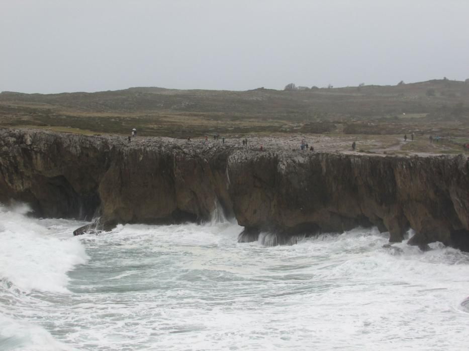 Temporal de viento en Llanes, sábado 4 de febrero