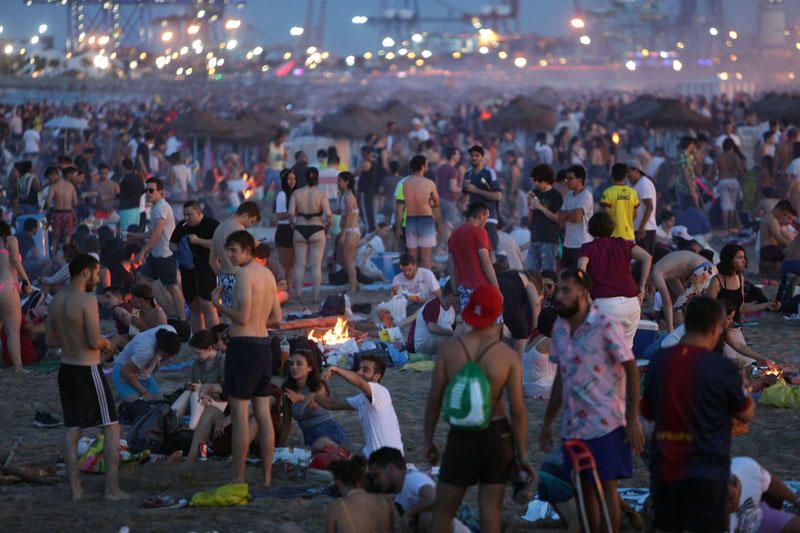 Noche de San Juan 2019 en València