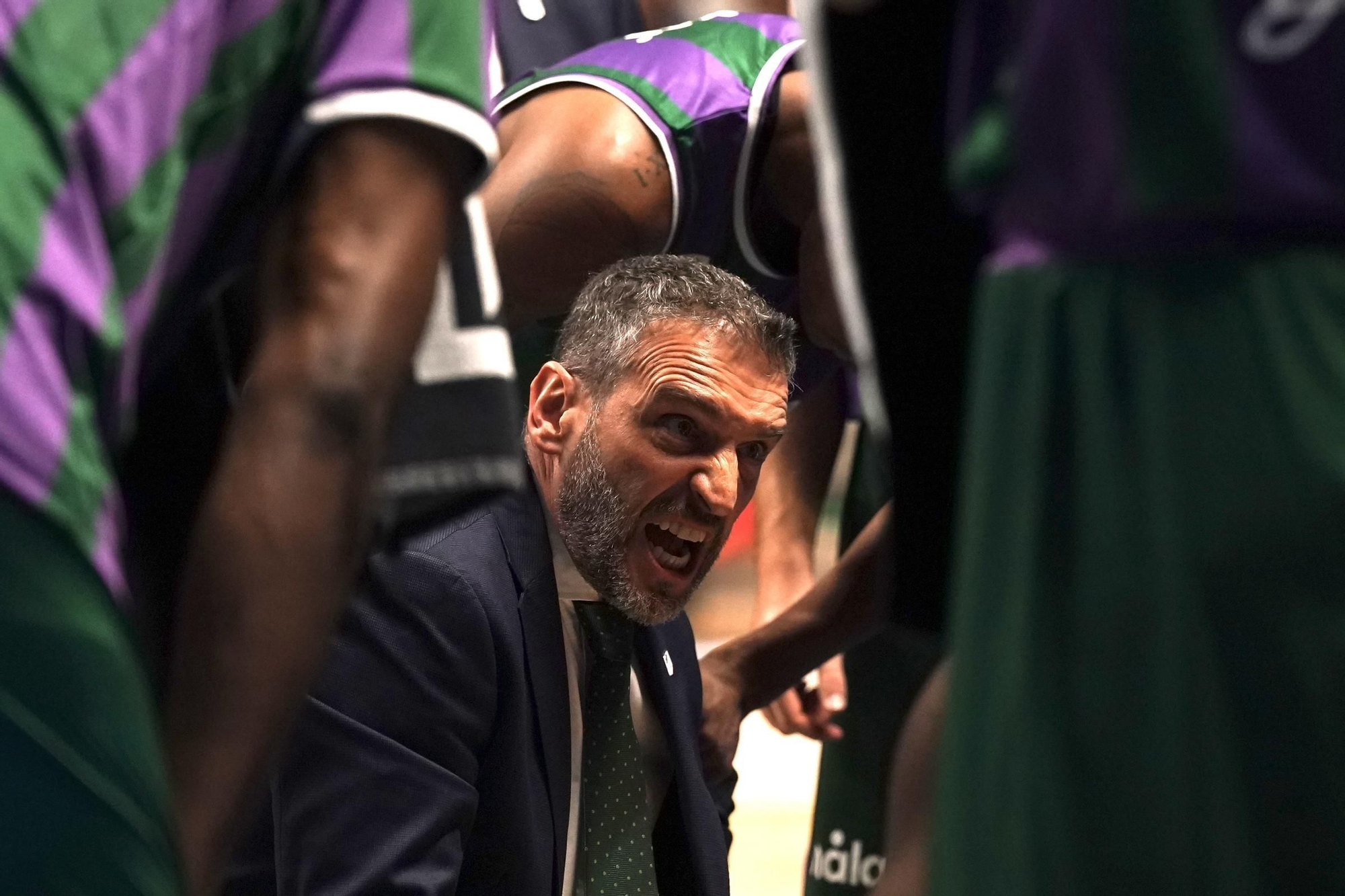 Partido disputado entre el Unicaja y el Aliaga Petkimspor de la BCL