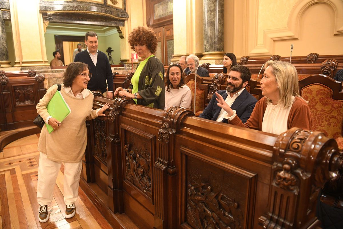 Pleno municipal en A Coruña