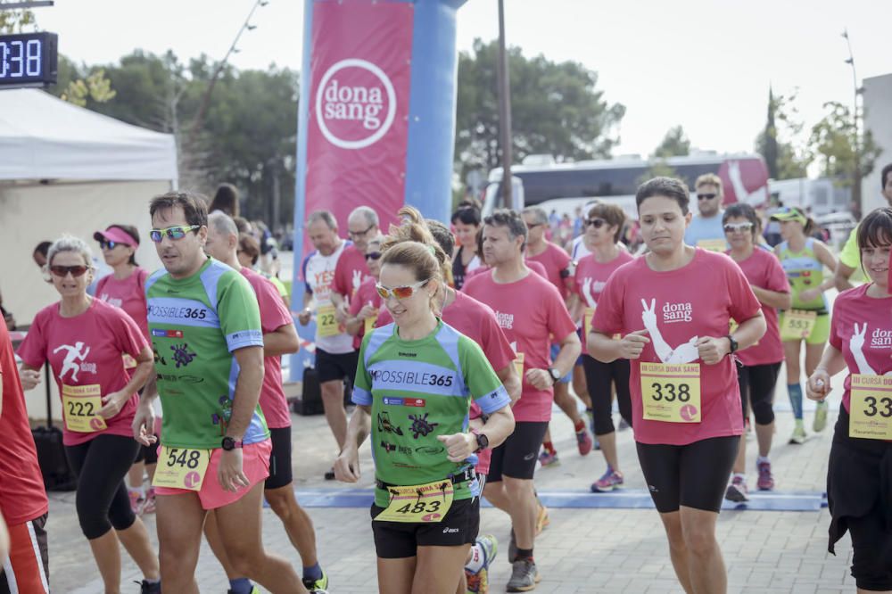 Carrera solidaria por la donación de sangre en la UIB