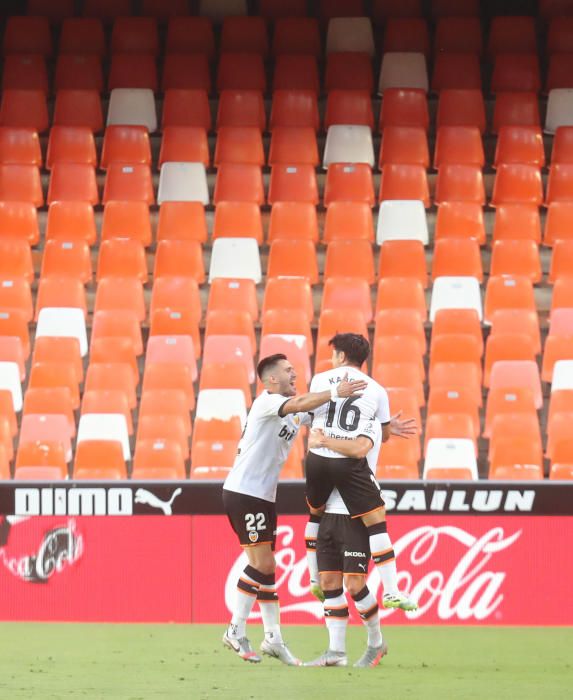 Las imágenes del Valencia CF - Valladolid