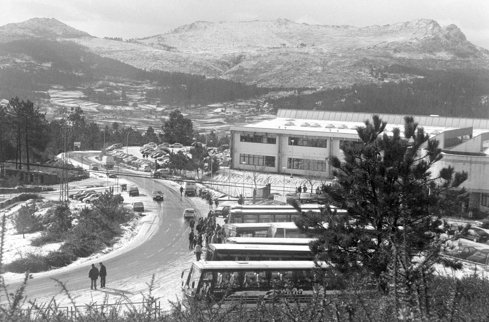 Y Vigo se tiñó de blanco