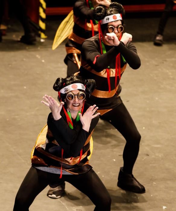 Primera jornada del concurso de charangas en el Teatro Jovellanos