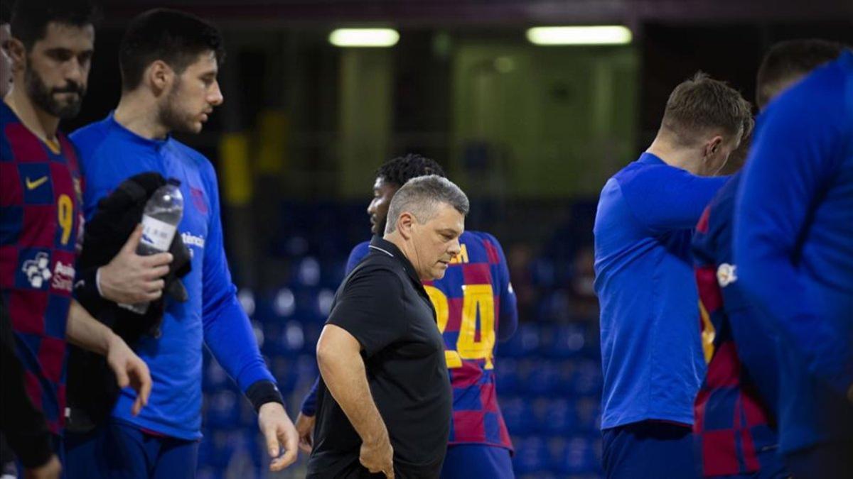 El balonmano azulgrana se entrenará en casa