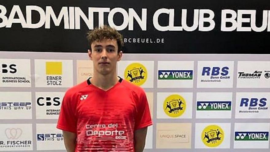 Jacobo Fernández, jugador del Club Bádminton Cíes