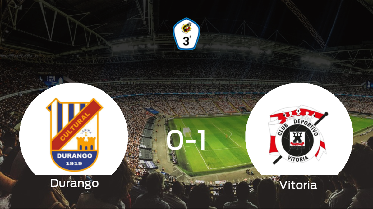 El CD Vitoria deja sin sumar puntos al SCD Durango (0-1)