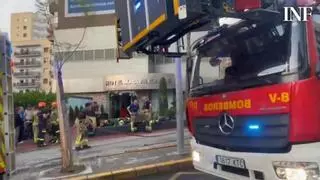 Desalojan a 400 personas por un incendio en un hotel de Alicante