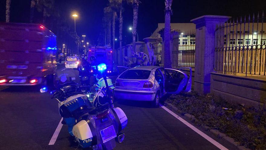 Imagen del vehículo accidentado.