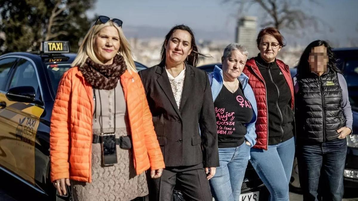 Mujeres taxistas de Barcelona alzan la voz contra el acoso sexual