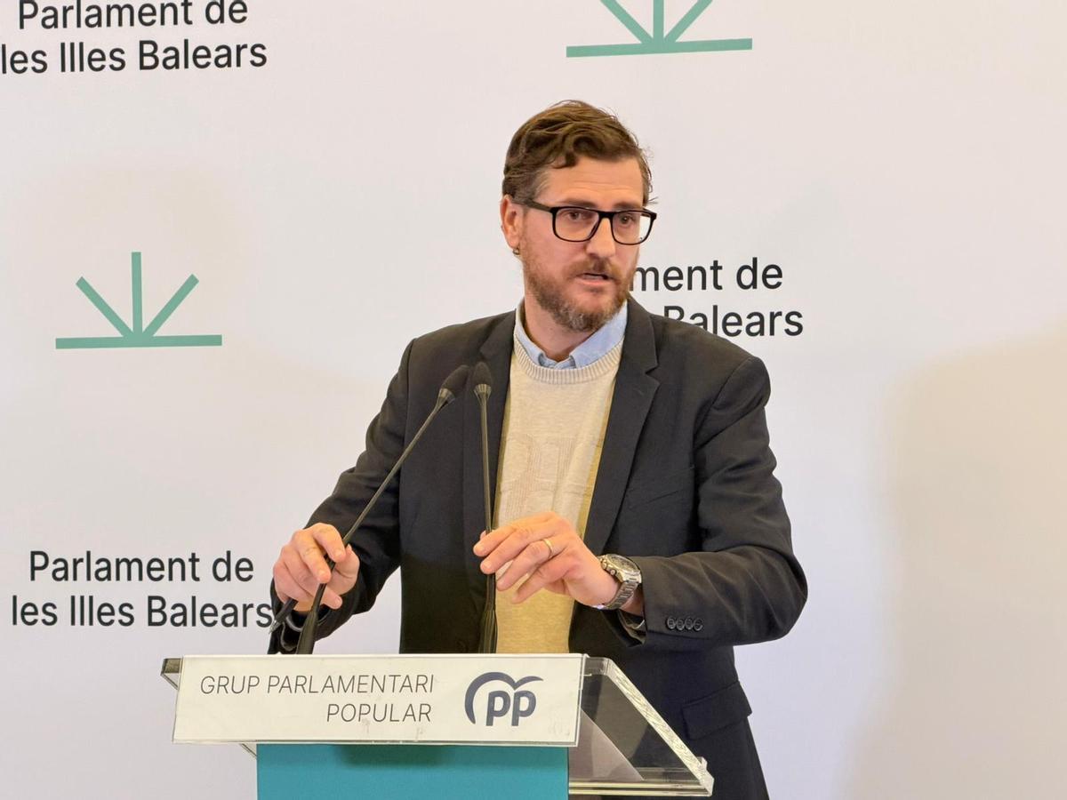 El portavoz del PP en el Parlament, Sebastià Sagreras.