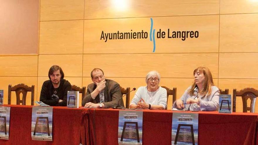 Por la izquierda, Mejuto, Sánchez, Cueva y Silvia Martínez.