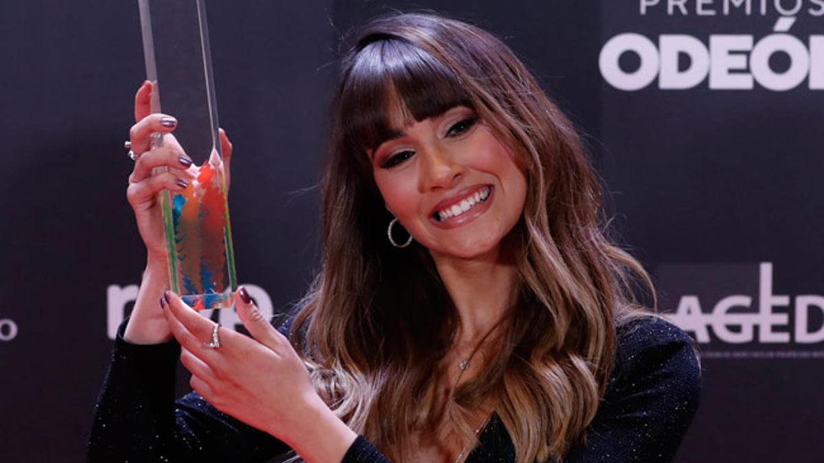 Aitana Ocaña, ganadora del Premio Odeón a Mejor artista revelación 2020