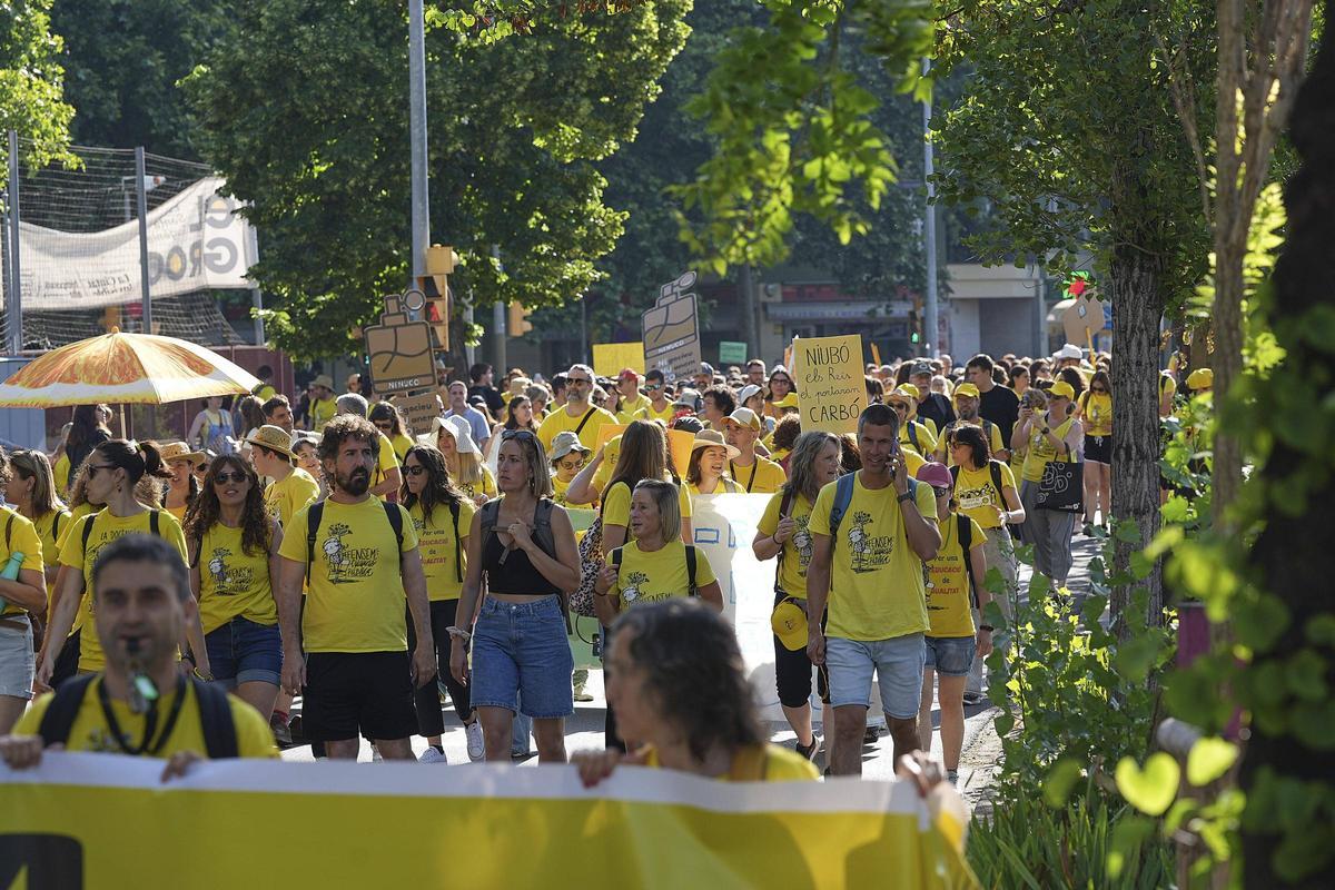 Les imatges de la nova jornada de vaga educativa a Girona
