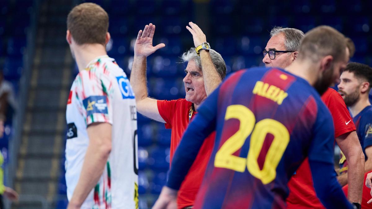 Ortega se queja a los árbitros en la primera vuelta en el Palau