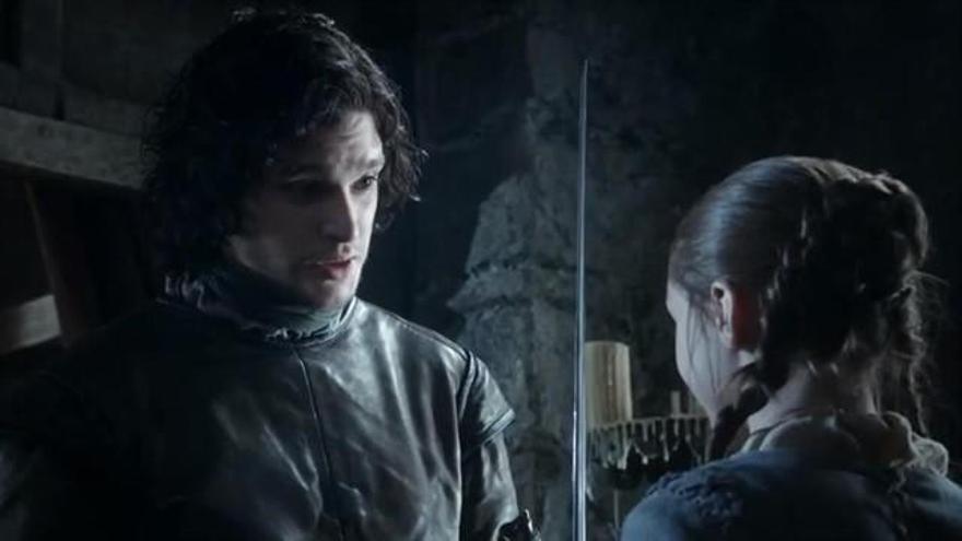 Jon Snow y Arya Stark