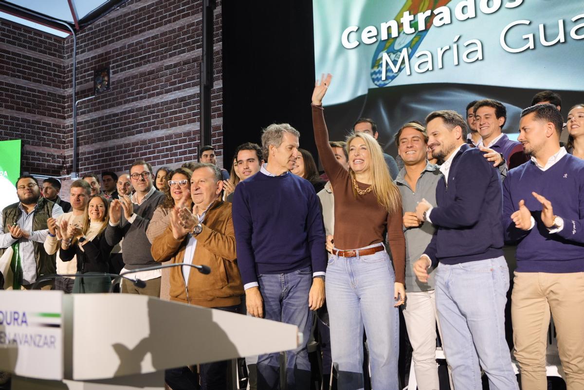 FOTOGALERÍA | El acto de Feijóo y Guardiola en Lobón, en imágenes