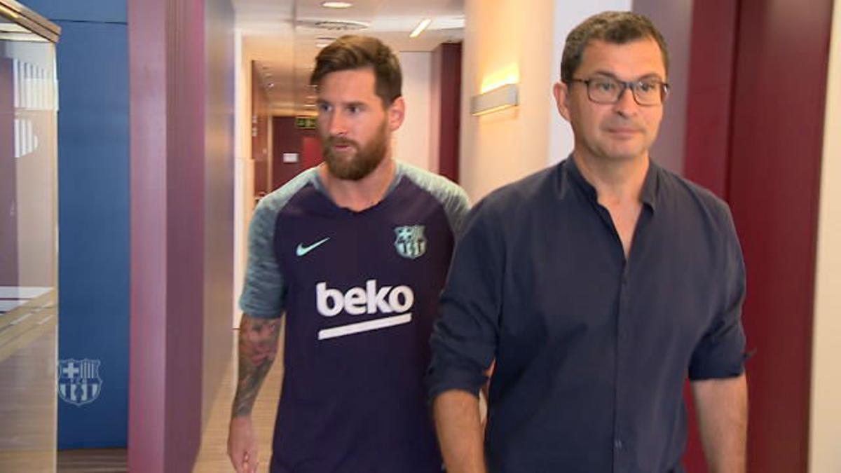 Messi regresa como nuevo capitán del FC Barcelona
